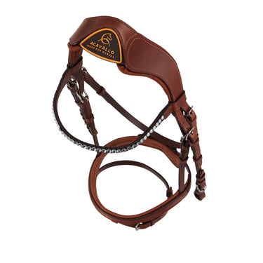 Buy Acavallo Cupido Leather Bridle Cognac  | Online for Equine