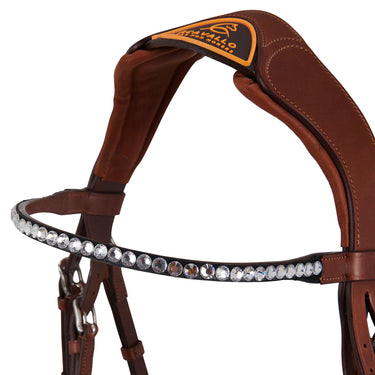 Buy Acavallo Cupido Leather Bridle Cognac  | Online for Equine