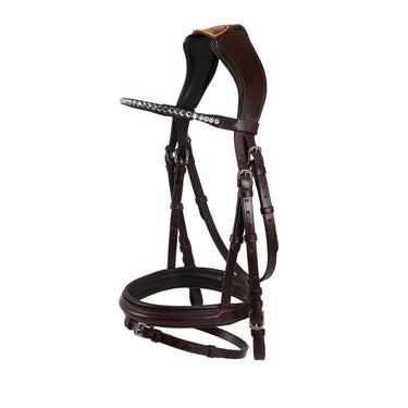 Buy Acavallo Cupido Leather Bridle Dark Brown  | Online for Equine
