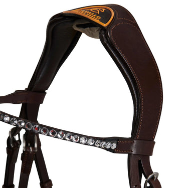 Buy Acavallo Cupido Leather Bridle Dark Brown  | Online for Equine