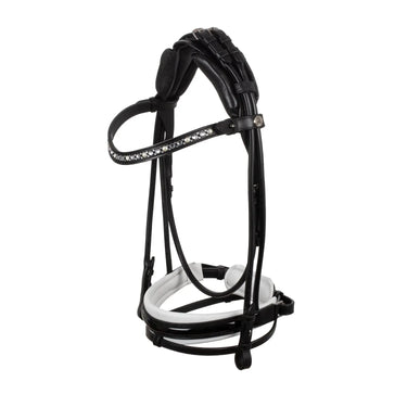 Buy Acavallo Demoiselle Straight Noseband Stlex Pearl Anatomic Leather Bridle  | Online for Equine