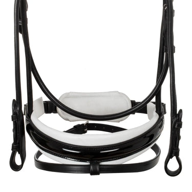 Buy Acavallo Demoiselle Straight Noseband Stlex Pearl Anatomic Leather Bridle  | Online for Equine