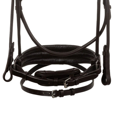 Buy Acavallo Demoiselle Straight Noseband Stlex Pearl Anatomic Leather Bridle  | Online for Equine