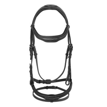 Acavallo Double Soft Leather Jumping Bridle with Fancy Stitching| Online For Equine