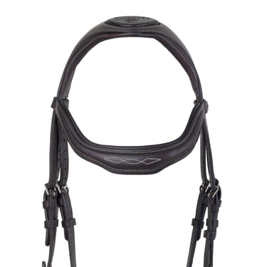 Acavallo Double Soft Leather Jumping Bridle with Fancy Stitching| Online For Equine