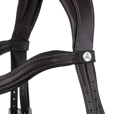 Acavallo Double Soft Leather Jumping Bridle with Fancy Stitching| Online For Equine