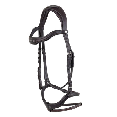 Acavallo Double Soft Leather Jumping Bridle with Fancy Stitching| Online For Equine