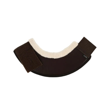 Buy Acavallo Eco-Leather Brown Bell Boots With Velcro Fastening  | Online for Equine
