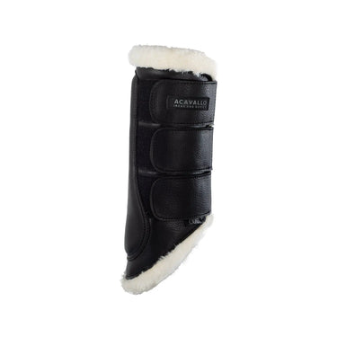Buy Acavallo Eco-Leather Hind Brushing Horse Boots With Triple Velcro Fasten  | Online for Equine