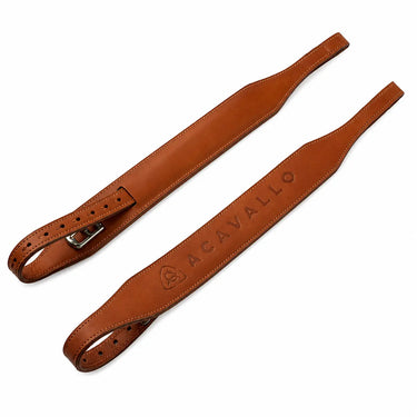 Acavallo Fender Cognac Wide Mono Stirrups Leather