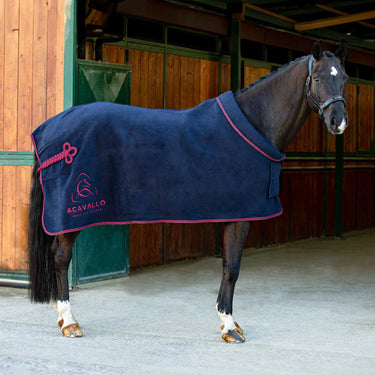 Buy Acavallo Fleece Rug (800 Gr) With Round Padded Soft Collar  | Online for Equine