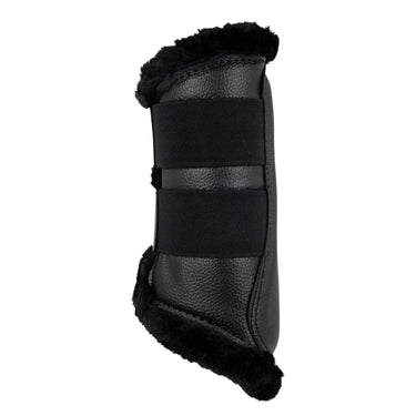 Buy Acavallo Front Brushing Black Boots With Synthetic Fur With Double Velcro  | Online for Equine
