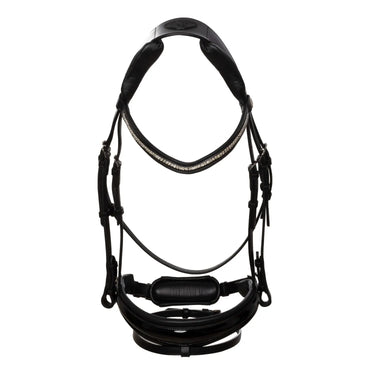 Buy Acavallo Impressione Hannoverian PUll Back Noseband Anatomic Leather Bridle  | Online for Equine