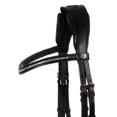Buy Acavallo Impressione Hannoverian PUll Back Noseband Anatomic Leather Bridle  | Online for Equine