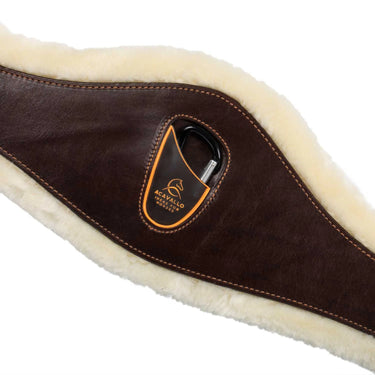 Buy Acavallo Leather Anatomic Girth With Removable Ecowool Lining  | Online for Equine