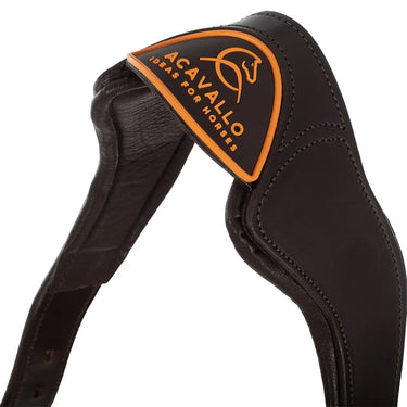 Buy Acavallo Leather Halter With Ergonomic Pollguard - Calfskin Lining  | Online for Equine