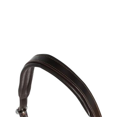 Buy Acavallo Leather Halter With Ergonomic Pollguard - Rope Noseband  | Online for Equine