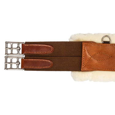 Buy Acavallo Leather Studguard Girth With Removable Ecowool Lining  | Online for Equine