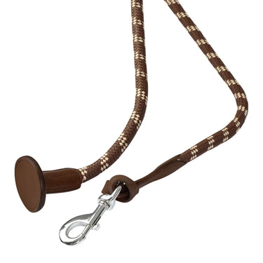 Buy Acavallo Nylon Braided Lead Rope With Leather Termination  | Online for Equine