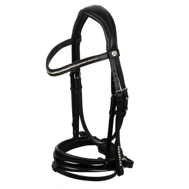 Buy Acavallo Olympia Straight Noseband Soft Anatomic Leather Bridle  | Online for Equine