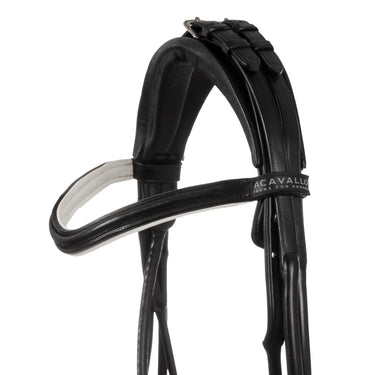 Buy Acavallo Parnaso Rolled Leather Double Reins Bridle  | Online for Equine