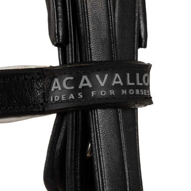 Buy Acavallo Parnaso Rolled Leather Double Reins Bridle  | Online for Equine
