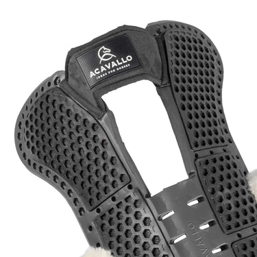 Acavallo Piuma-Fs Aerobalance Eva Gel Pad Wfs Cut-Out Flat- Black| Online For Equine