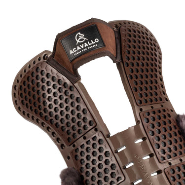 Acavallo Piuma-Fs Aerobalance Eva Gel Pad Wfs Cut-Out Flat- Brown| Online For Equine