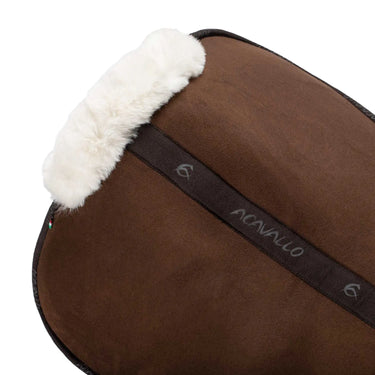 Buy Acavallo Pocket & Memory Foam Half Pad With Riser s Full Sheepskin  | Online for Equine