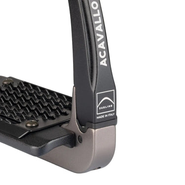 Acavallo Rel-X 180 Stirrups- Titanium/ Black| Online For Equine