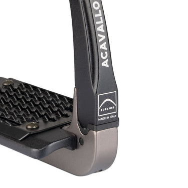 Acavallo Rel-X 180 Stirrups- Titanium/ Black| Online For Equine