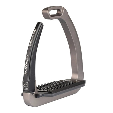 Acavallo Rel-X 180 Stirrups- Titanium/ Black| Online For Equine