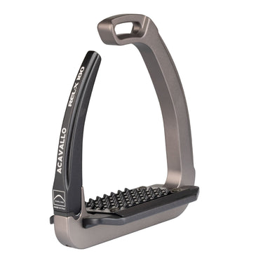 Acavallo Rel-X 180 Stirrups- Titanium/ Black| Online For Equine