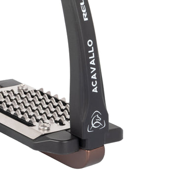 Acavallo Rel-X Easy Stirrups Shaped Arm- Brown| Online For Equine