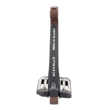 Acavallo Rel-X Easy Stirrups Shaped Arm- Brown| Online For Equine