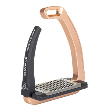 Acavallo Rel-X Easy Stirrups Shaped Arm- Copper| Online For Equine