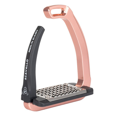 Acavallo Rel-X Easy Stirrups Shaped Arm- Phantom Rose| Online For Equine
