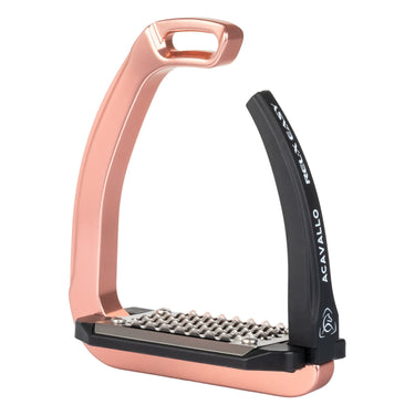 Acavallo Rel-X Easy Stirrups Shaped Arm- Phantom Rose| Online For Equine
