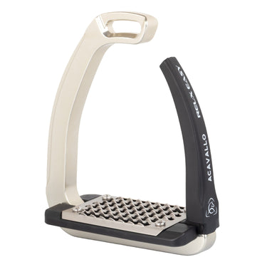 Acavallo Rel-X Easy Stirrups Shaped Arm- Solar Titanium| Online For Equine