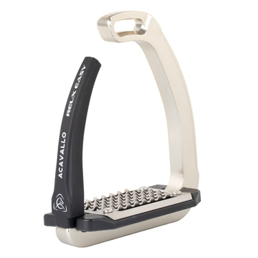 Acavallo Rel-X Easy Stirrups Shaped Arm- Solar Titanium| Online For Equine