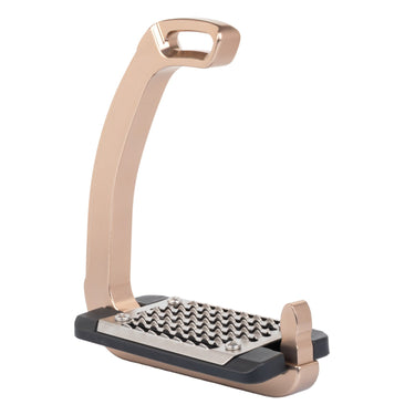 Acavallo Rel-X Easy Stirrups Shaped Arm- Titanium Rose| Online For Equine