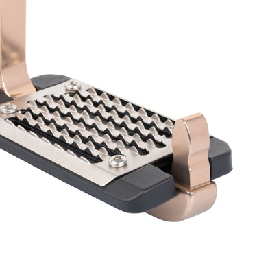 Acavallo Rel-X Easy Stirrups Shaped Arm- Titanium Rose| Online For Equine