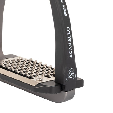 Acavallo Rel-X Easy Stirrups Shaped Arm- Titanium| Online For Equine
