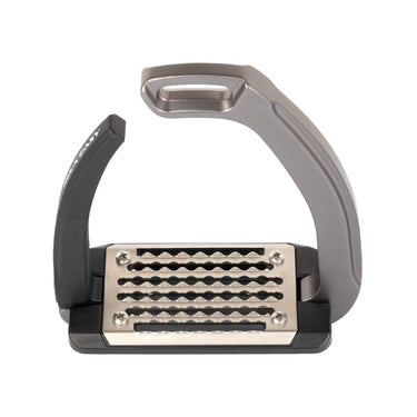 Acavallo Rel-X Easy Stirrups Shaped Arm- Titanium| Online For Equine