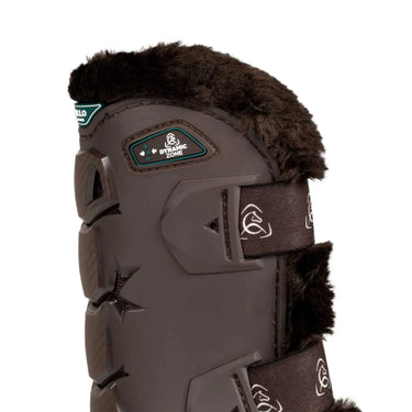 Acavallo Skeleton Dynamic Zone Boots With Synthetic Sheepskin- Dark Brown| Online For Equine