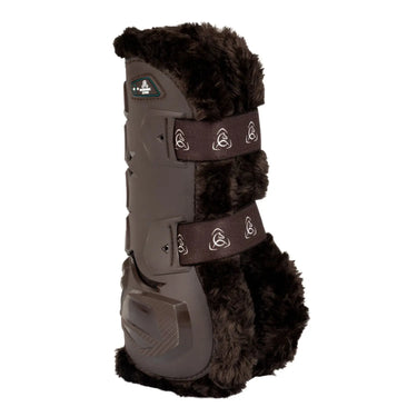 Acavallo Skeleton Dynamic Zone Boots With Synthetic Sheepskin- Dark Brown| Online For Equine