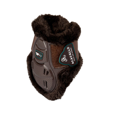 Acavallo Skeleton Dynamic Zone Fetlock Boots With Synthetic Sheepskin- Dark Brown| Online For Equine