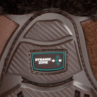 Acavallo Skeleton Dynamic Zone Fetlock Boots With Synthetic Sheepskin- Dark Brown| Online For Equine