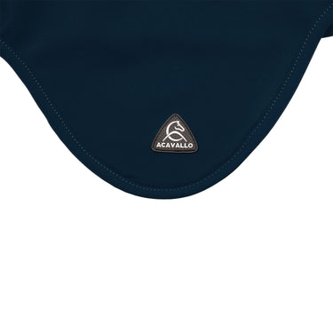 Acavallo Sublime Spandex Fly Veil With Silicone Logo Patch- Navy| Online For Equine