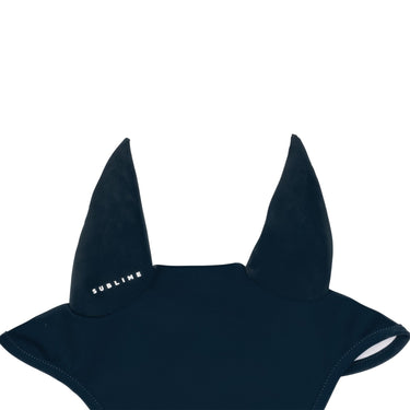 Acavallo Sublime Spandex Fly Veil With Silicone Logo Patch- Navy| Online For Equine